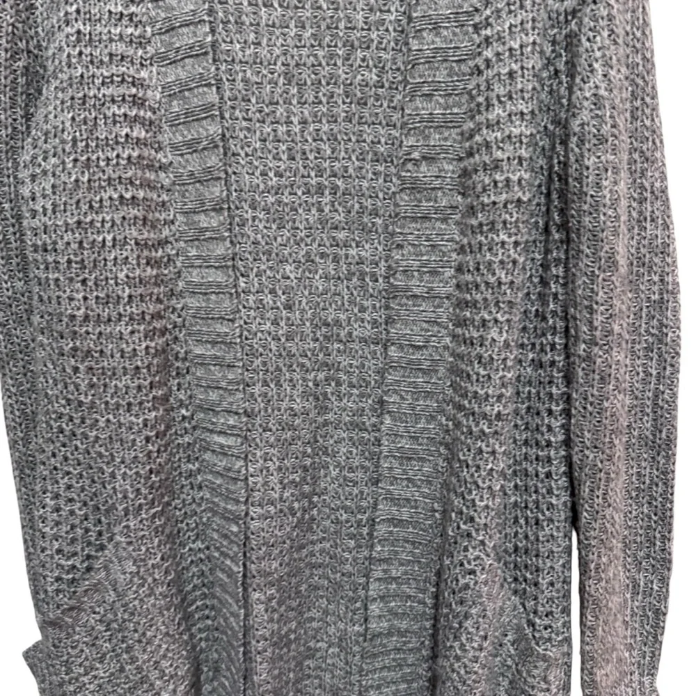 RD Style Gray Chunky Knit Cardigan Sweater - Picture 2 of 6